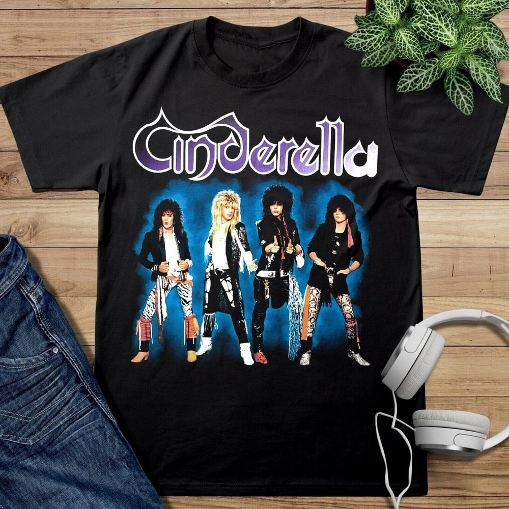 Cinderella Band Country Music Men S-4xl Tee Tt220